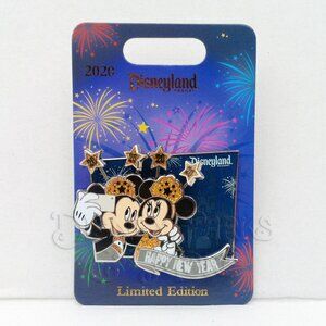 Disney Parks Happy New Year Pin 2020 Disneyland Sleeping Beauty Castle Mickey LE